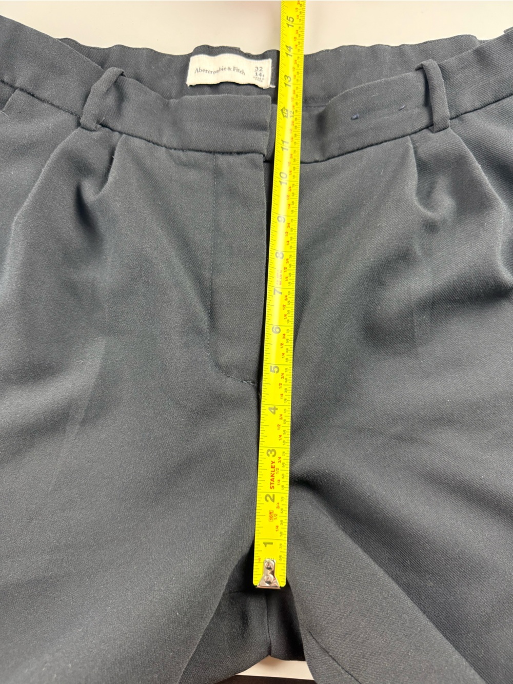 Abercrombie & Fitch Curve Love Sloane Tailored Pants Black 14 Short / 32 Waist - Picture 7 of 10